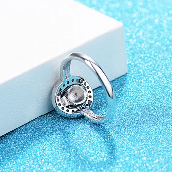 Hainon nowy popularny kolor srebrny okrągły pusty czerep pierścienie dla kobiet gotycki pierścionek zaręczynowy pierścień punk biżuteria prezenty