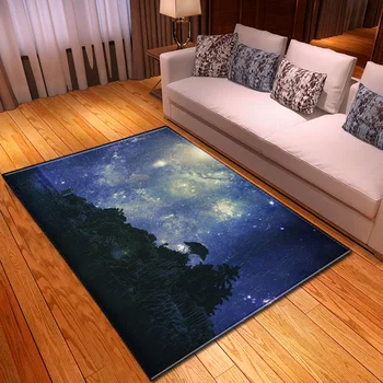 Nowa galaktyka kosmiczne, gwiazdy drukowanie 3D dywan dzieci bawią się mata dziewczyny gry pokój duże dywany do salonu dekoracji sypialni dywan