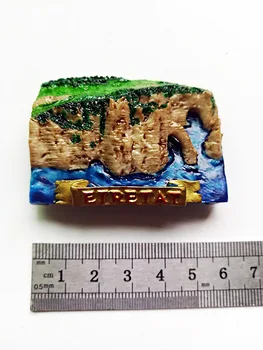 3D żywicy magnesy na lodówkę Tajlandia Francja Niemcy Wiedeń Monako Londyn Hiszpania republika żywica magnetyczny lodówka naklejka na pamiątkę