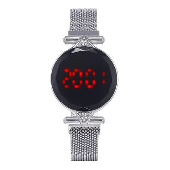 2020 Fashion Watch Women LED Woman zegarek skórzany damski bransoletka luksusowe zegarki Casual Relogio Femenino prezent dla dziewczyny