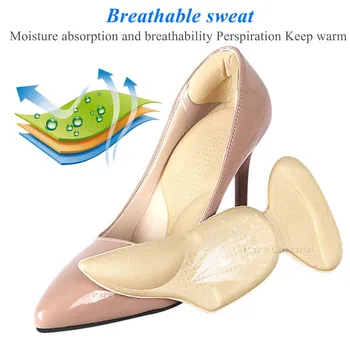 KOTLIKOFF 2 pary wkładki wkładki wkładki супинатор płaskostopie poduszka pięty miękkie plecy oddychająca usunąć ciśnienie do butów na wysokim obcasie