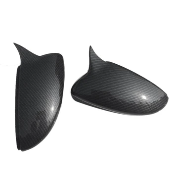 Dla Scirocco PASSAT Beetle 2009-2018 Carbon Fiber Door Side Wing lusterko wsteczne Ox Cap Horn akcesoria samochodowe