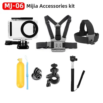 MountDog Full Protect Kit torba dla Xiaomi Mijia 4K Camera Accessories Set wodoodporna obudowa osłona boczna ramka pokrywa silikonowa osłona