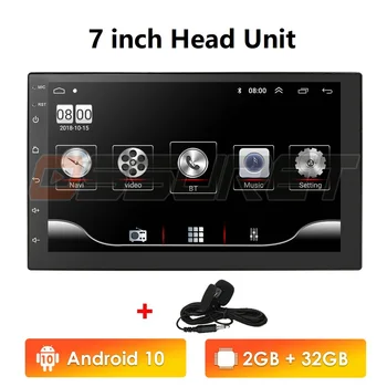 Android 10 2 Din Car Radio Video Player uniwersalny auto stereo GPS Nissan, Hyundai, Kia, Toyota Multimedia MAP 2G +32G WiFi