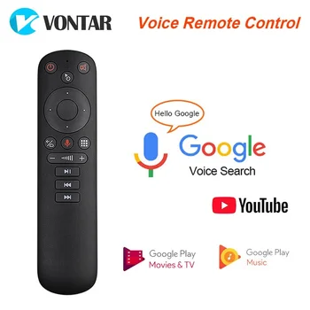 VONTAR G50S Voice Remote Control Gyroscope Air Mouse Wireless Mini Kyeboard with IR Learning for Android TV Box PC