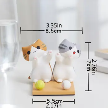 Cute Cat Mobile Phones Stand Bracket Base Phone Tablets Kawaii Holder Support Desk Decoration for Android Phones for xiaomi drop