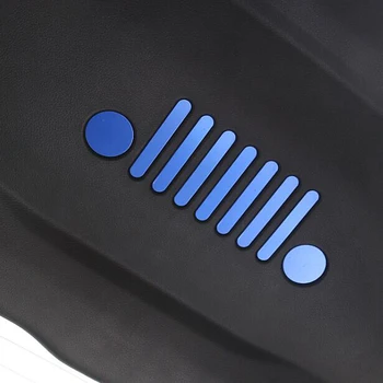 Dla Jeep Renegade nowe akcesoria do stylizacji samochodów tylny bagażnik przechowywania drzwi naklejka godło ikona 9 szt.