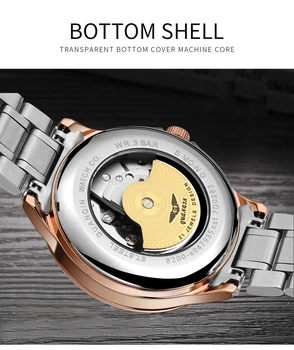 GUANQIN GJ16212 Modne męskie zegarki Top Brand Luxury Skeleton Leather Sport Tourbillon automatyczny mechaniczny zegarek na rękę