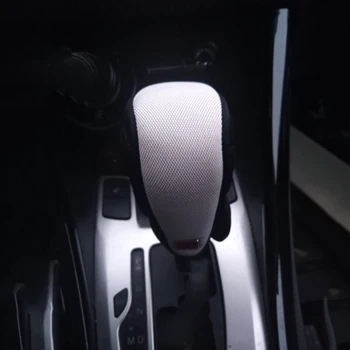 Uxcell Universal Automatic 6 Style Nylon Zipper Car Shift Hand Gear Knob dźwignia pokrywa ochraniacz 12x7 cm
