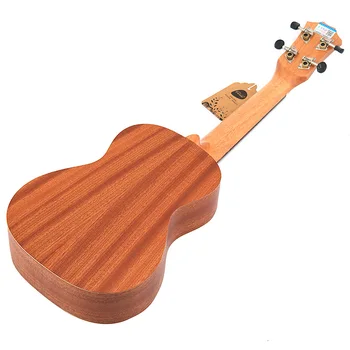 Sapele Concert Ukulele Kits 23 Inch 4 Strings Hawajska mini gitara z torbą tuner Capo pasek żądła kilofy instrument muzyczny