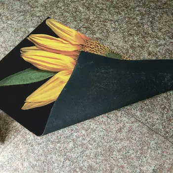 Drop Shipping Sunflower printed Doormat Floor Mat Home Mat miękki chłonny dywanik do łazienki drzwi mata drzwi wejściowe maty
