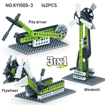 Technic Building Blocks Series 3in1 City Mechanical Engineering Figure Brick zgodne marki zabawki edukacyjne dla dzieci