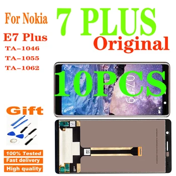 10szt oryginalny 6.0' 7Plus LCD do 7 PLUS Nokia E7 Plus wyświetlacz LCD ekran dotykowy Digitizer Assembly N7Plus TA-1046 TA-1055 LCD