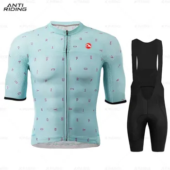 2020 nowy męski zestaw koszulki z krótkim rękawem jazda na Rowerze odzież Triathlon mocno Skinsuit MTB odzież rower mundury lato oddychająca
