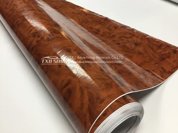 50 cm*200/300 cm premium drewna-ziarnisty film włókno winylowa folia samochodowa naklejka silnik auto wnętrze samochodu PVC folia