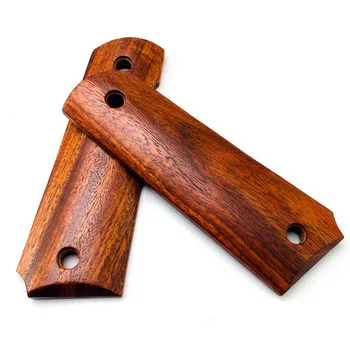Taktyczny 1911 uchwyty 2 szt. wysokiej jakości drewniane uchwyty ochronna przedramieniu patch nóż sprzęgło Шибуки strzelbę akcesoria