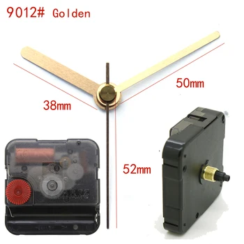 12888 6 mm długość śruby ruch szczotka z 9012# złoty zegarek ręczny Zegarek Akcesoria mechanizm kwarcowy z tworzyw sztucznych DIY zegarek zestawy