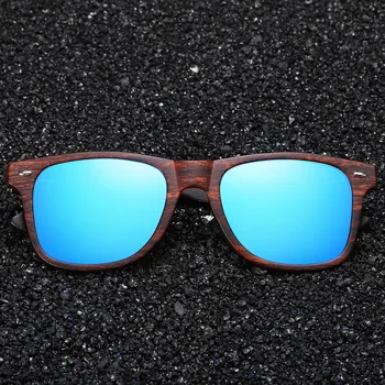 GM ręcznie z naturalnego drewna, okulary dla mężczyzn okulary polaryzacyjne dla kobiet lustro vintage Oculos de sol masculino UV400 spolaryzowane soczewki