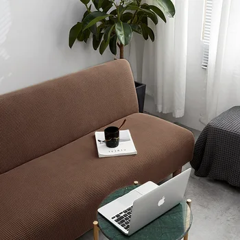 Bezręki sofa pokrowce do salonu Meble 2 i 3 osobowy elastyczny pokrowiec kanapa pokrowce bez rączki pokrowiec na kanapie nowy