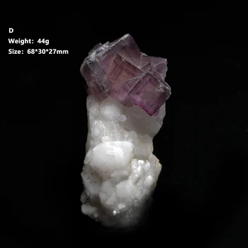 Próbkę naturalnego fioletowego fluorytu i szkła kwarcowego mineralnego kryształu z prowincji Яогансянь Hunan,Chiny A3-5