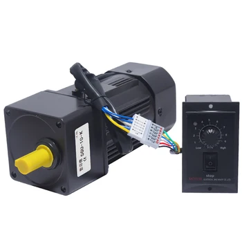 220V 120W AC Gear Motor Forward/Reversal Turn Variable Speed Motor with Governor Controller Y