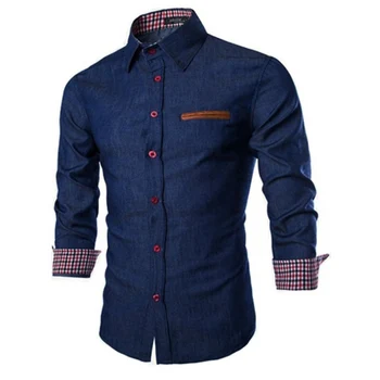 ZOGAA 2019 Hot Brand New męskie Camisa Masculina z długim rękawem koszula męska bawełna biznes Slim Fit koszula meble casual shirt