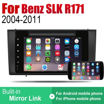 Auto Radio 2 Din Android samochodowy odtwarzacz DVD Mercedes Benz SLK Class R171 2004~2011 NTG nawigacji GPS karta multimedialna system