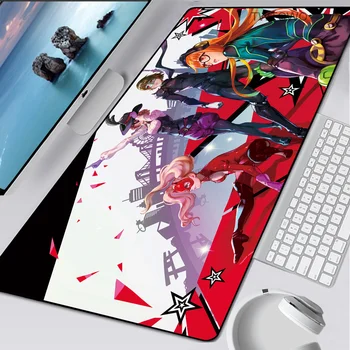 Persona 5 Duża podkładka pod mysz XXL Gaming Anime Mousepad Office Notbook tenis mata Padmouse PC Gamer maty, akcesoria Komputerowe dla CSGO
