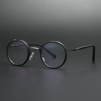 TR90 przezroczyste okrągłe okulary Mężczyźni Kobiety rocznika optyczne okulary oprawa przepisane im oprawki okularowe osób przezroczyste okulary Oculos