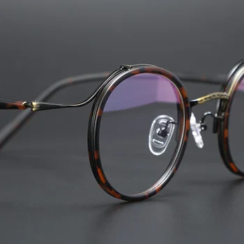 TR90 przezroczyste okrągłe okulary Mężczyźni Kobiety rocznika optyczne okulary oprawa przepisane im oprawki okularowe osób przezroczyste okulary Oculos