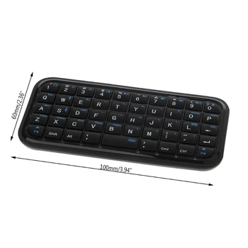 Bezprzewodowa mini klawiatura do tabletu, laptopa PC ergonomiczna klawiatura 49 klawiszy z kablem USB