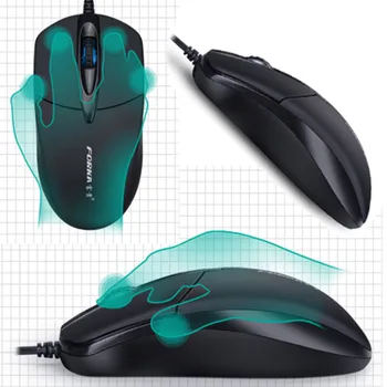 2018 nowa przewodowa mysz dla graczy 3 przyciski 1200 dpi, USB, ciche optyczne gry myszy biurowe myszy do PC laptopa