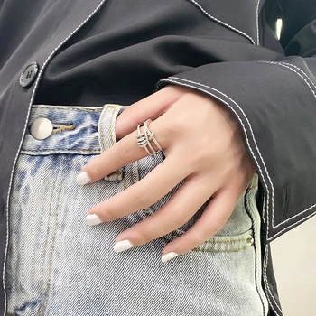 2020 nowy klasyczny tranzytowy koło otwieranie kobiece pierścień moda luksus Cyrkon pierścień Halloween party sexy biżuteria palec pierścień