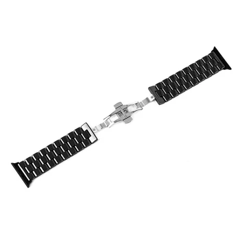 Ceramiczny pasek do zegarka Apple Watch Band iWatch Apple Watch 42 mm 44 mm 38 mm 40 mm Seria 1 2 3 4 5 wymiana paska na rękę pasek na rękę bransoletka