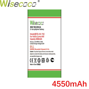 WISECOCO 4550mAh BV-T5C bateria do Nokia Microsoft Lumia 640 akumulator RM-1109 RM-1113 RM-1072 RM-1073 RM-1077 RM Lumia640 telefon