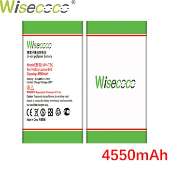 WISECOCO 4550mAh BV-T5C bateria do Nokia Microsoft Lumia 640 akumulator RM-1109 RM-1113 RM-1072 RM-1073 RM-1077 RM Lumia640 telefon