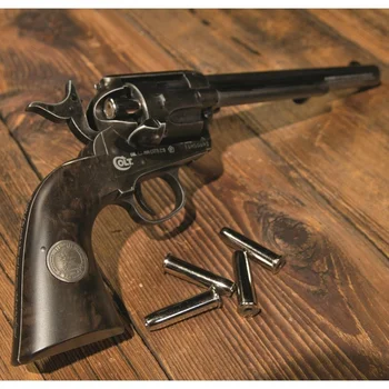 177 Kaliber Colt Peacemaker granulka CO2 pistolet metalowy blaszany szyld rocznika blaszane tablice metalowy plakat ściana metalowa blaszany szyld rocznika blaszane szyldy
