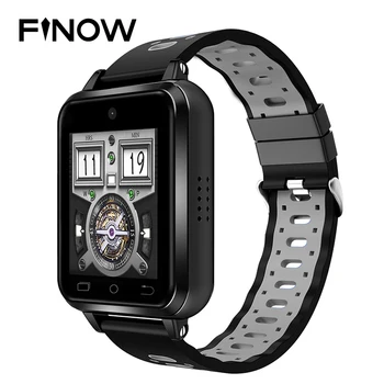 Finow Q2 4G smart watch Android 6.0 MTK6737 1GB/8GB SmartWatch Phone Heart Rate karta Sim obsługa wymiany paska do telefonu z systemem Android