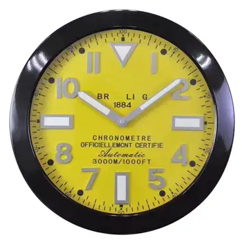 Duży zegar Ścienny zegar ciche kalendarze sypialnie zegarki świecące zegarki ze stali nierdzewnej świecące Хорлог z odpowiednim logo