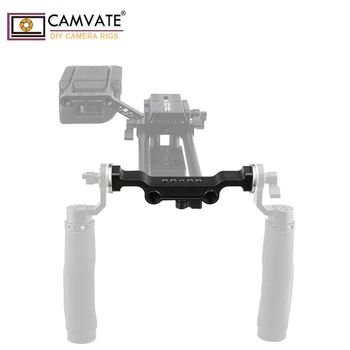 CAMVATE Camera Universal Standard 15mm Dual Rod Clamp With ARRI Rosette M6 Threaded For DSLR Camera Shoulder Rig Support System