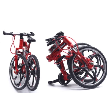 1/10 skala modelowania stopu mini MTB rower wyścigowy model dziecięca zabawka wystrój prezent rower Drogowa prędkość velo de route bicicleta carretera