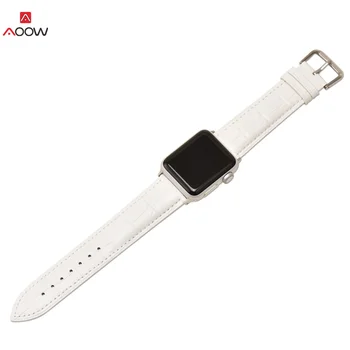 AOOW Hot Sell Skórzany pasek do zegarka Apple Watch 5 Band Series 3/2/1 sportowa skórzana bransoletka 42 mm 38 mm pasek do mc Band