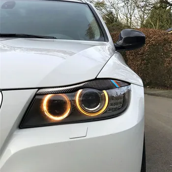 Tarcze reflektory brwi, powieki do BMW E90 320i 325i 330i przedni reflektor brwi nakładka akcesoria do stylizacji samochodów
