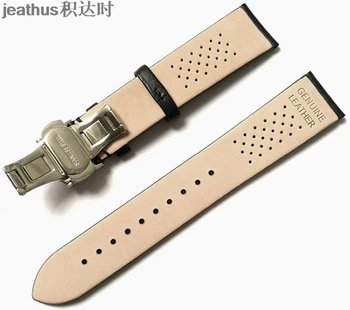 Jeathus pasek do zegarka Armani AR1647 1648 1674 0386 0398 0399 0382 pasek z prawdziwej skóry bransoletka 16 18 20 22 mm watchband