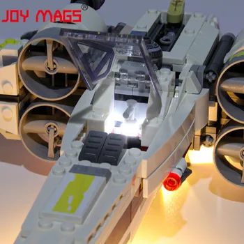 JOY MAGS Only Led Light Kit For 75218 Star War X-Wing Star fighter jest kompatybilny z 5145 , (nie zawiera model)