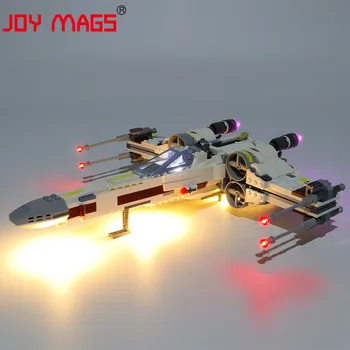 JOY MAGS Only Led Light Kit For 75218 Star War X-Wing Star fighter jest kompatybilny z 5145 , (nie zawiera model)