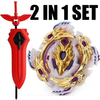 B-111 03 RARE Zet / Z Achilles Burst Bey Spinning Top blade BOOSTER Toy Kids With Sword Launcher