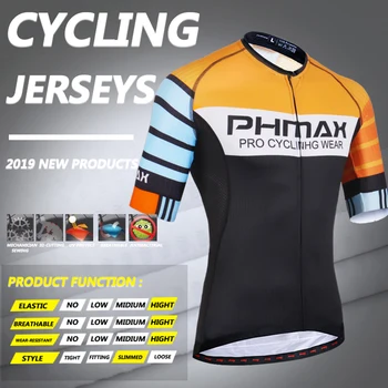 PHMAX lato MTB rower jazda na rowerze Jersey 2020 oddychająca jazda na Rowerze odzież z 5D żel miękkie rowerowe szorty dla mężczyzn jazda na Rowerze Jersey zestaw