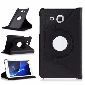 360 obrotowy PU skórzane etui dla Samsung Galaxy Tab A A6 7.0 T280 285 SM-T280 SM-T285 Tablet Case Smart Stand Funda Capa Cover