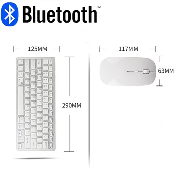 Klawiatura Bluetooth mysz combo z multimedialnych funkcji połączenie bezprzewodowe dla systemu Android/Windows tablet PC komputer